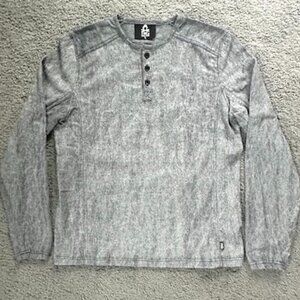 First MFG. Co. - FMCo Base Layer Henley Mens Shirt - Sz. L - 3x Warmer than Wool